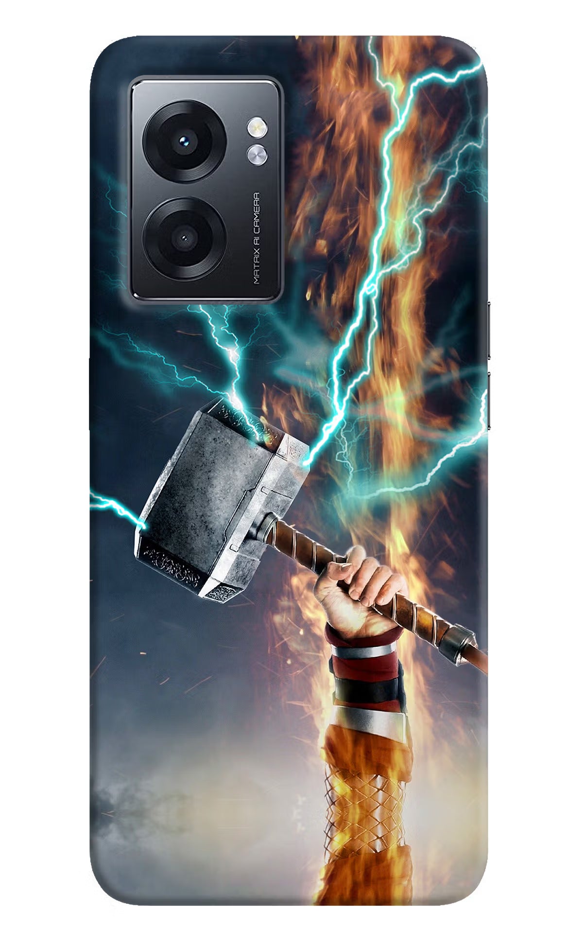 Thor Hammer Mjolnir Realme Narzo 50 5G Back Cover