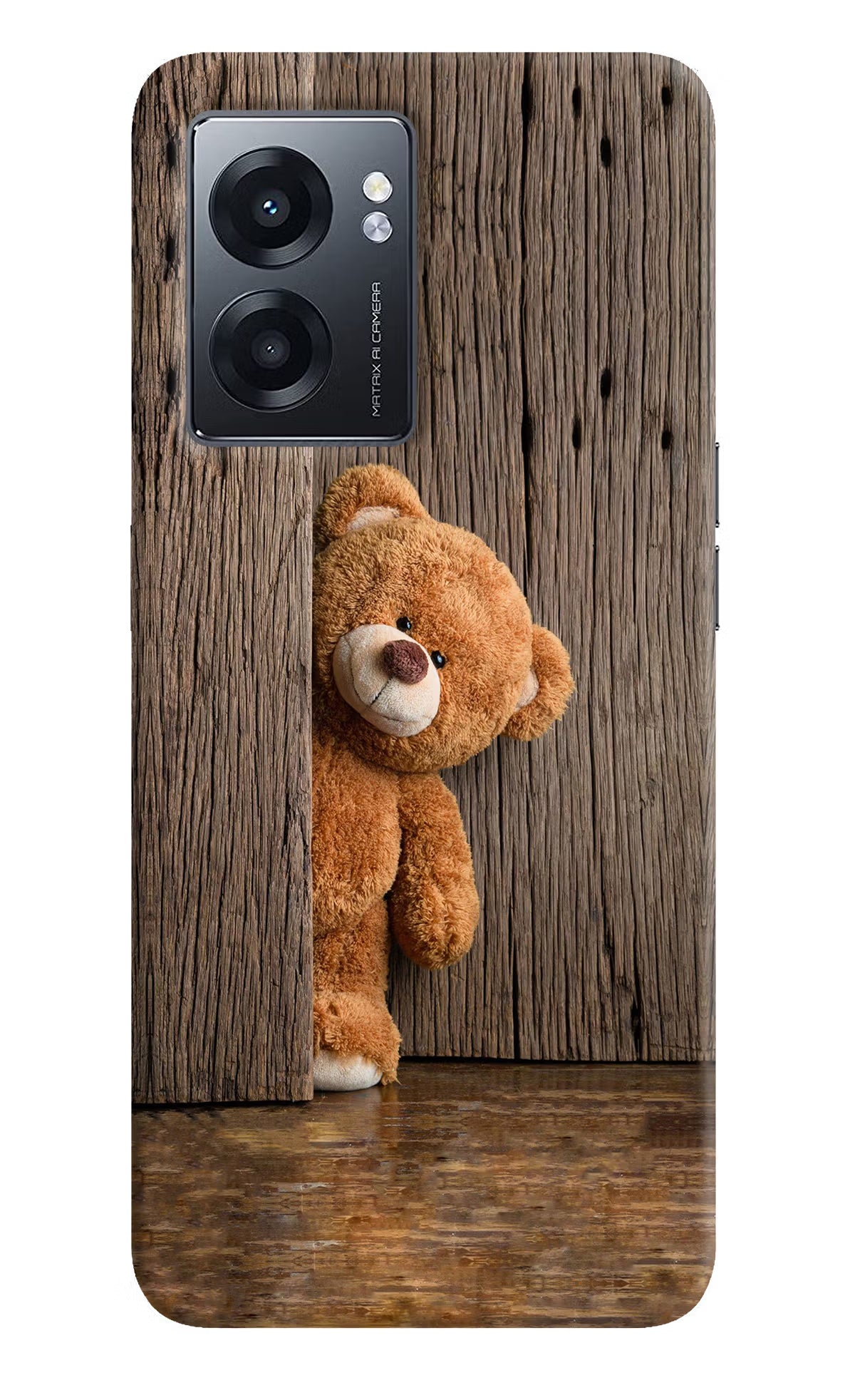 Teddy Wooden Realme Narzo 50 5G Back Cover