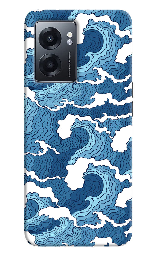Blue Waves Realme Narzo 50 5G Back Cover