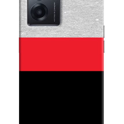 Tri Color Pattern Realme Narzo 50 5G Back Cover
