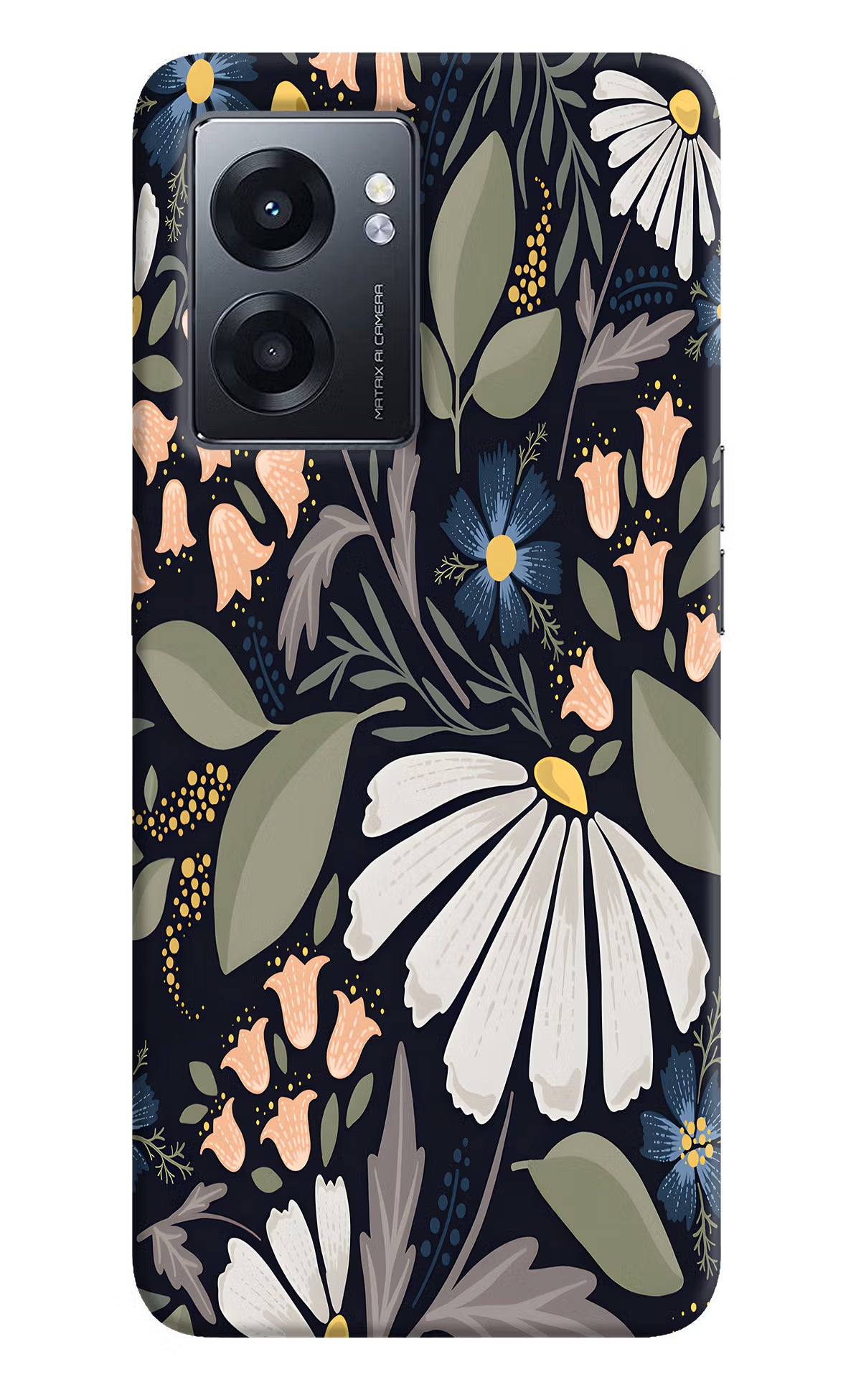 Flowers Art Realme Narzo 50 5G Back Cover