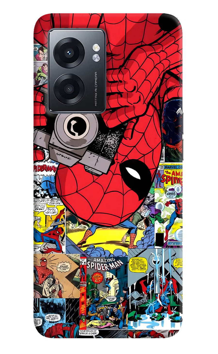 Spider Man Realme Narzo 50 5G Back Cover, Hard case