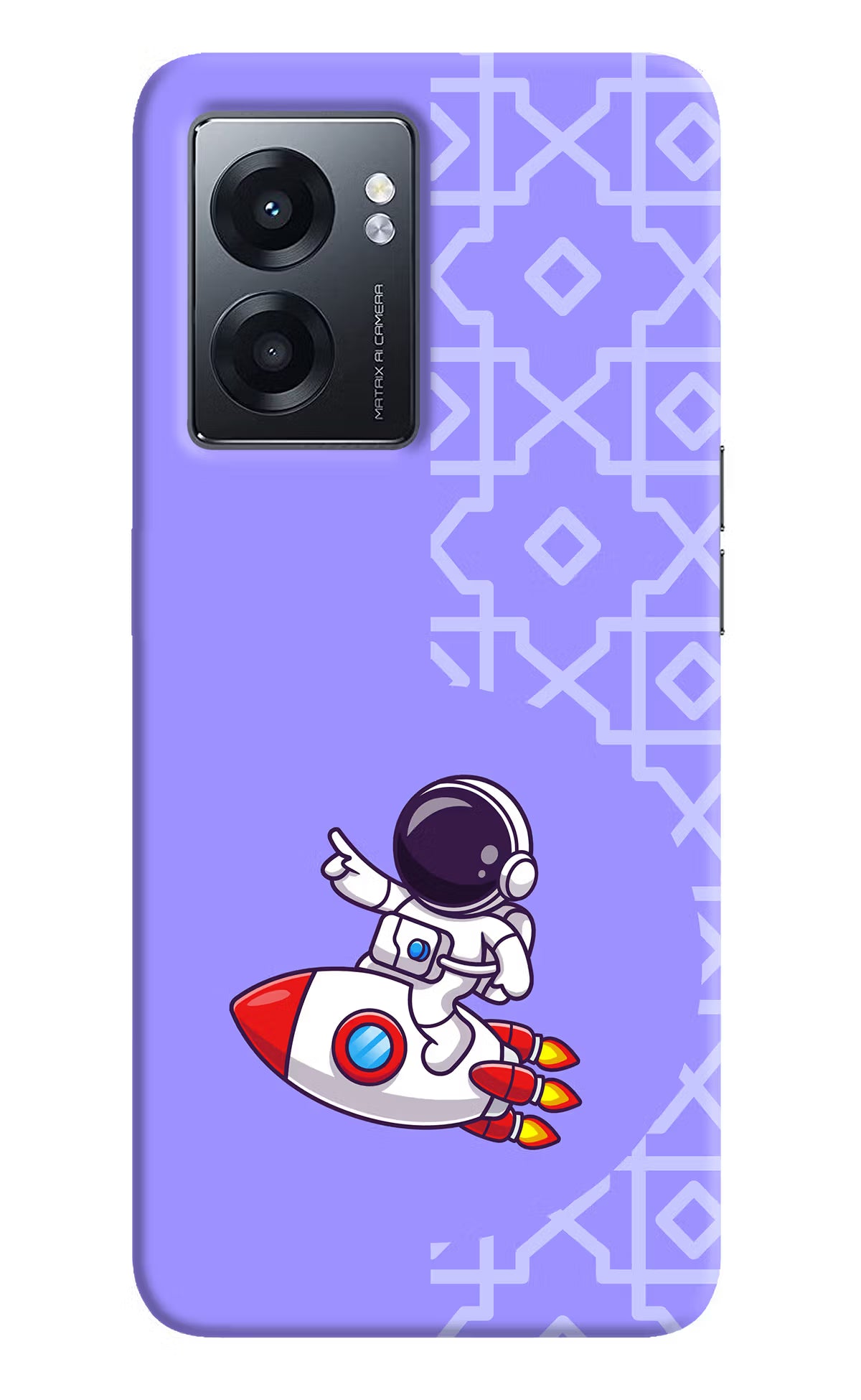 Cute Astronaut Realme Narzo 50 5G Back Cover