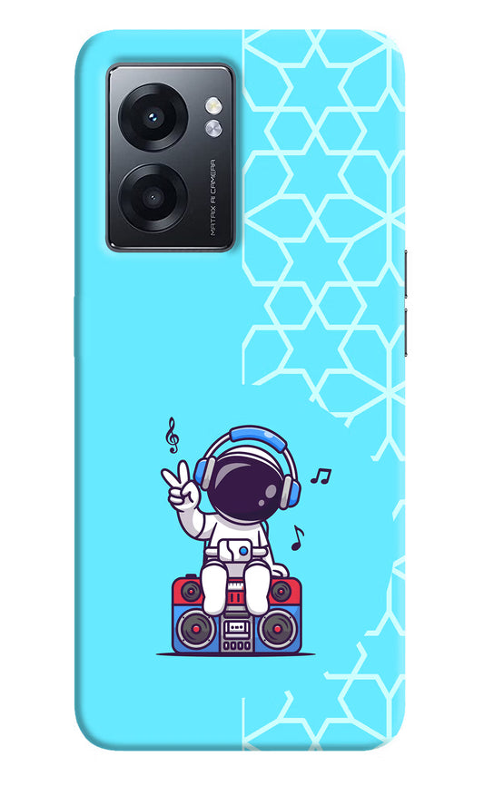 Cute Astronaut Chilling Realme Narzo 50 5G Back Cover