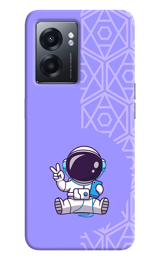 Cute Astronaut Chilling Realme Narzo 50 5G Back Cover
