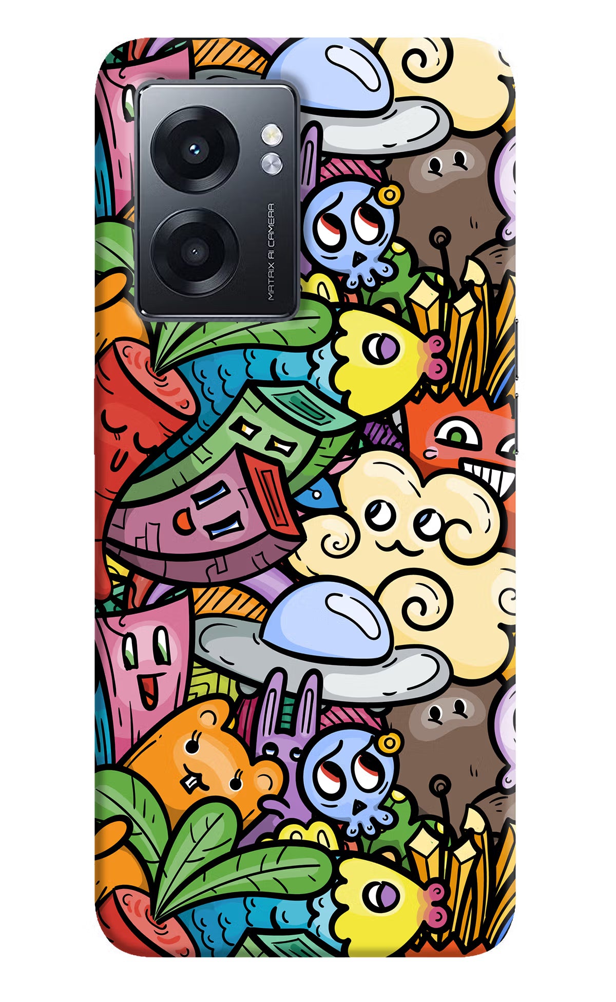Veggie Doodle Realme Narzo 50 5G Back Cover
