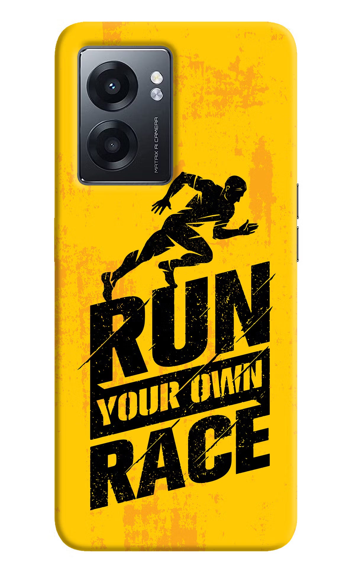 Run Your Own Race Realme Narzo 50 5G Back Cover