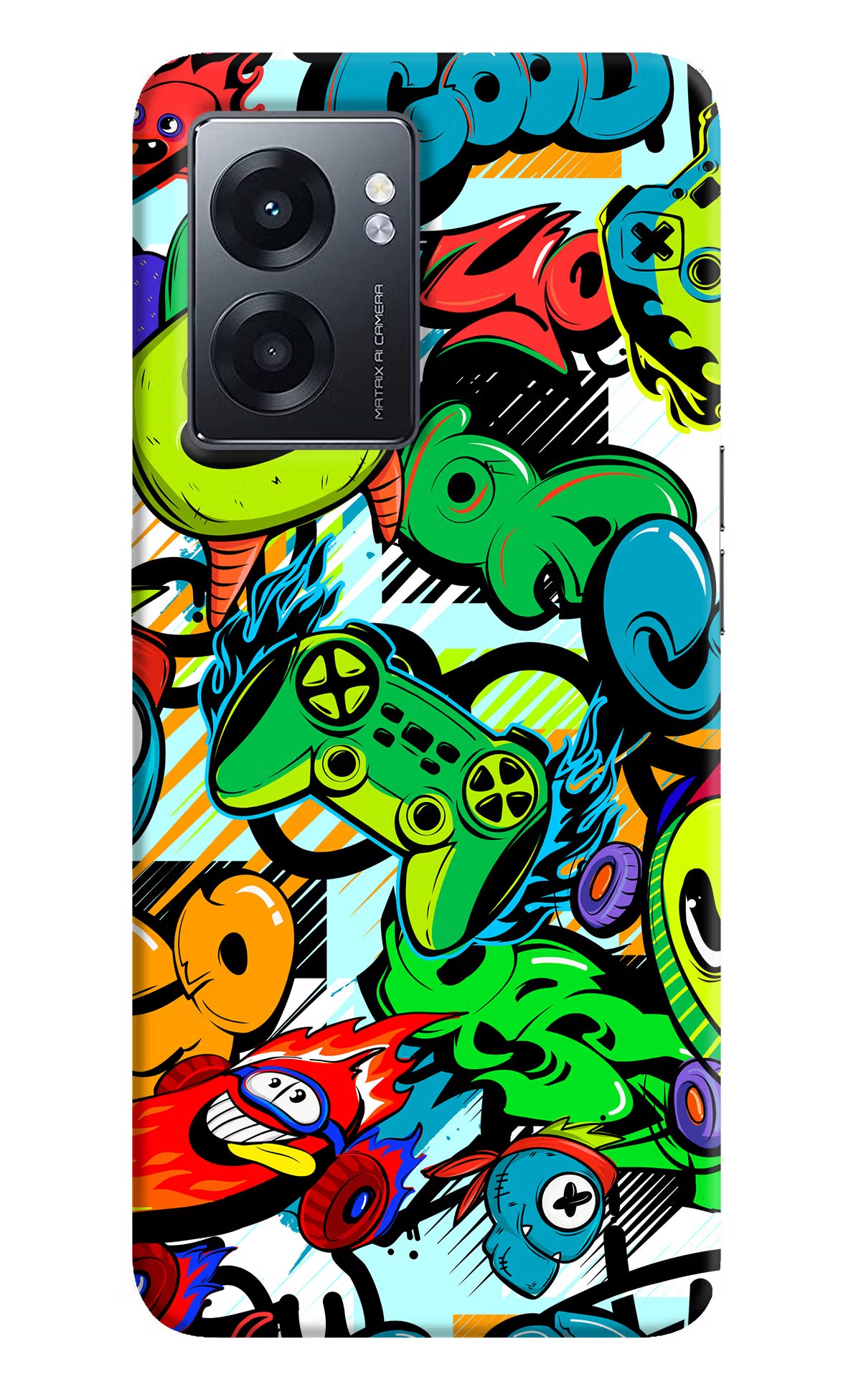 Game Doodle Realme Narzo 50 5G Back Cover