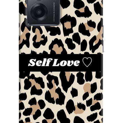 Leopard Print Self Love Realme Narzo 50 5G Back Cover