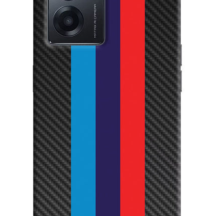 BMW Stripes Pattern Realme Narzo 50 5G Back Cover