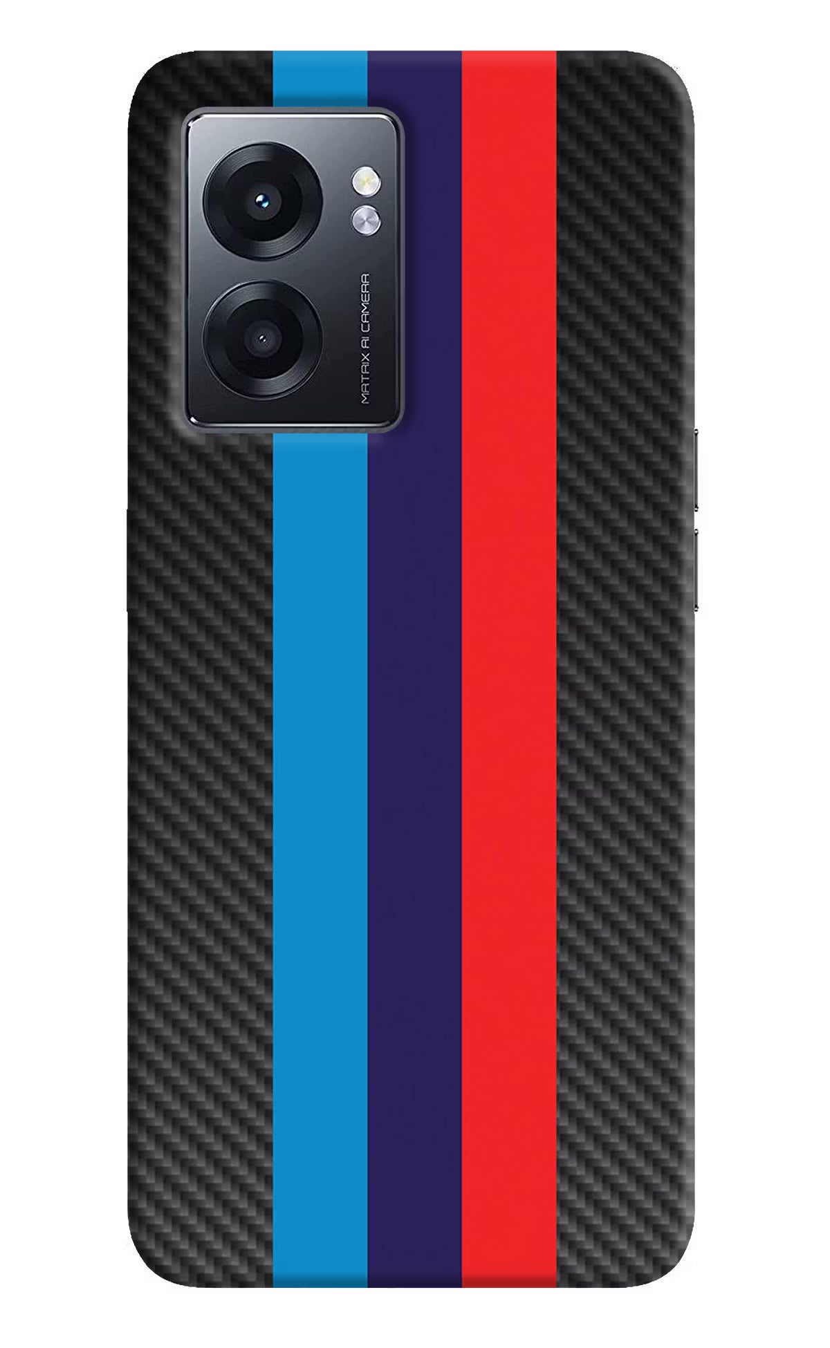 BMW Stripes Pattern Realme Narzo 50 5G Back Cover