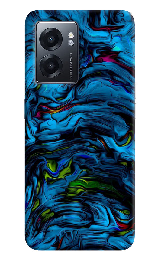 Dark Blue Abstract Realme Narzo 50 5G Back Cover