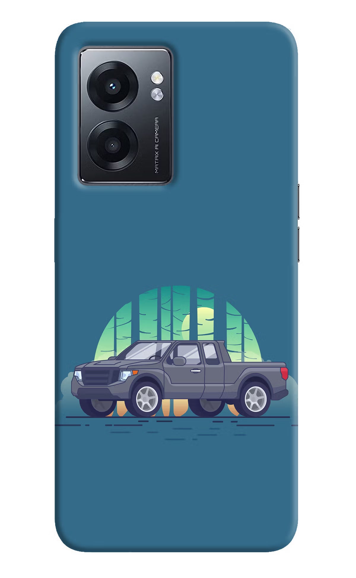 Retro Garage Vibe Realme Narzo 50 5G Back Cover