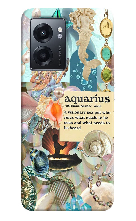 Aquarius Zodiac Realme Narzo 50 5G Hard Case Back Cover by Casekaro
