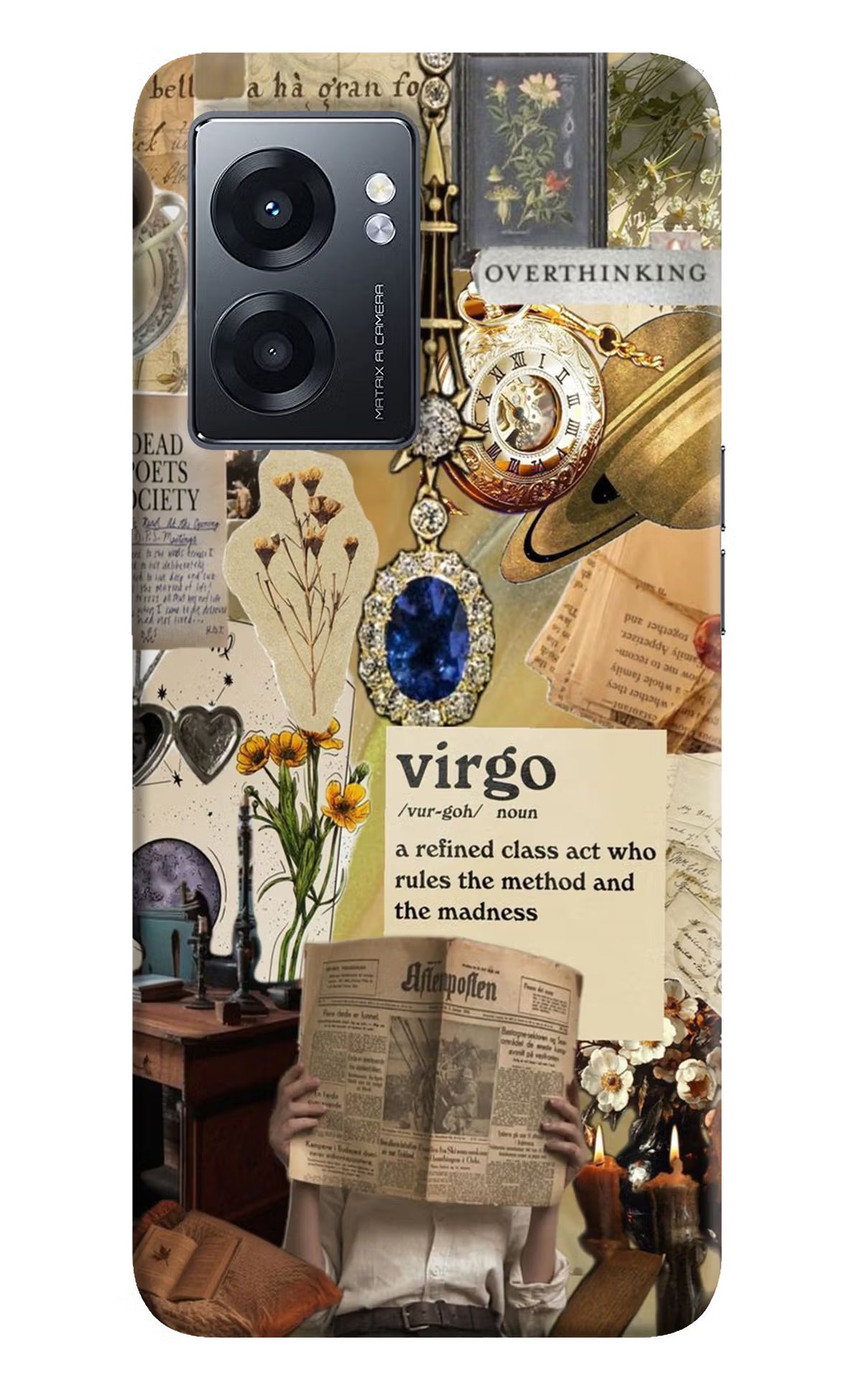 Virgo Zodiac Realme Narzo 50 5G Hard Case Back Cover by Casekaro