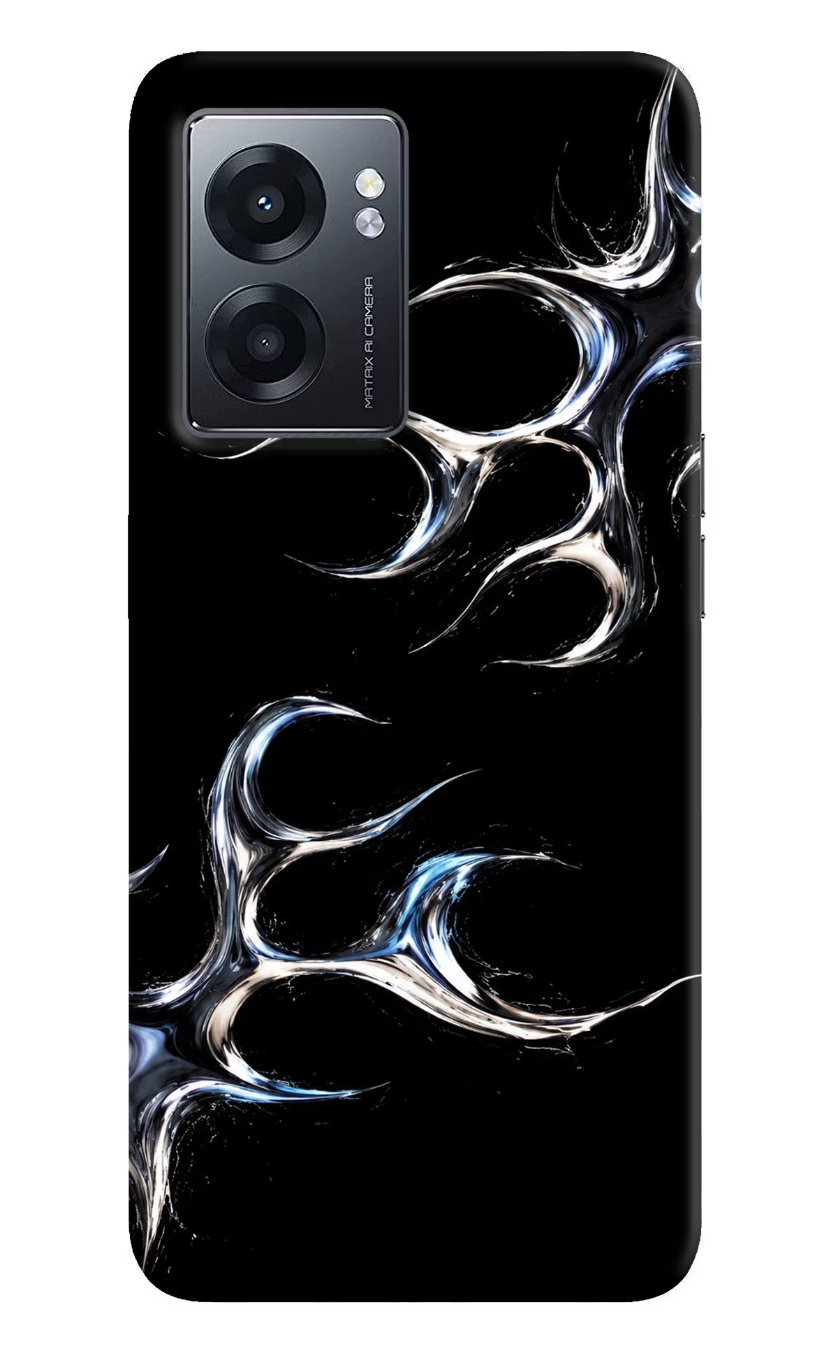 Chrome Tribal Realme Narzo 50 5G Hard Case Back Cover by Casekaro