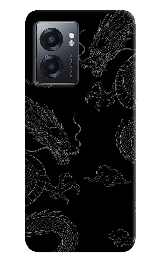 Twin Dragons Realme Narzo 50 5G Hard Case Back Cover by Casekaro