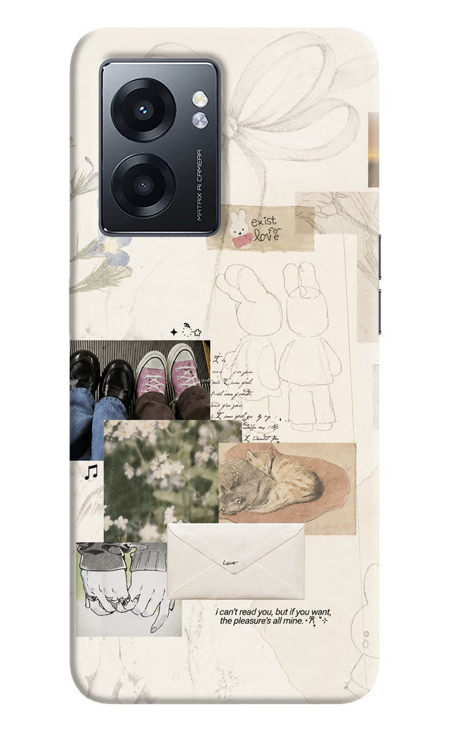 Soft Aesthetic Realme Narzo 50 5G Hard Case Back Cover by Casekaro