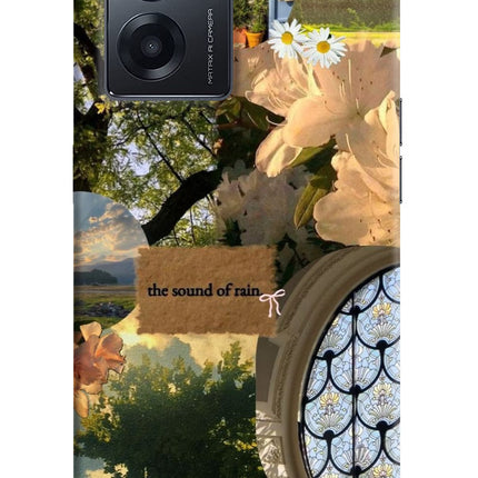 Rain Realme Narzo 50 5G Hard Case Back Cover by Casekaro