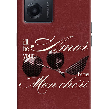 Velvet Cherry Realme Narzo 50 5G Hard Case Back Cover by Casekaro