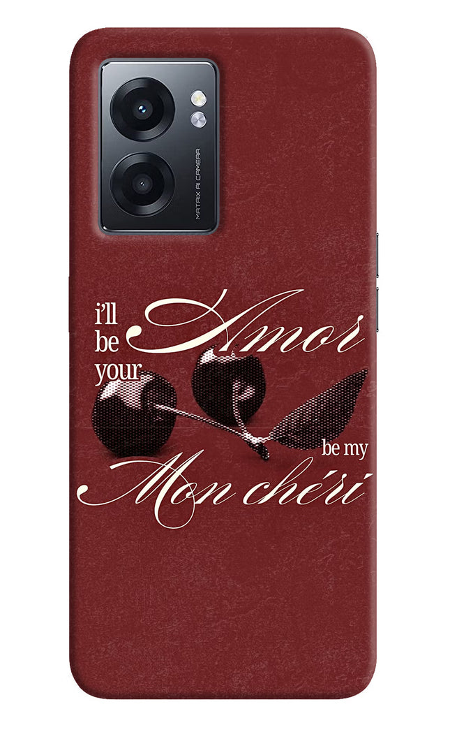 Velvet Cherry Realme Narzo 50 5G Hard Case Back Cover by Casekaro