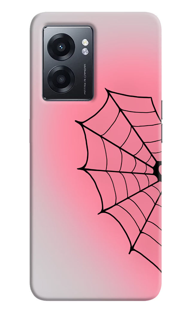 Pink Web Realme Narzo 50 5G Hard Case Back Cover by Casekaro