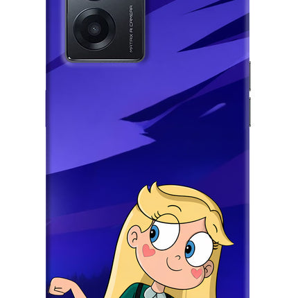 Star Glow Realme Narzo 50 5G Hard Case Back Cover by Casekaro