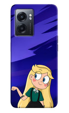 Star Glow Realme Narzo 50 5G Hard Case Back Cover by Casekaro