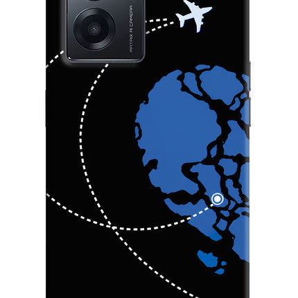 Love Orbit Realme Narzo 50 5G Hard Case Back Cover by Casekaro
