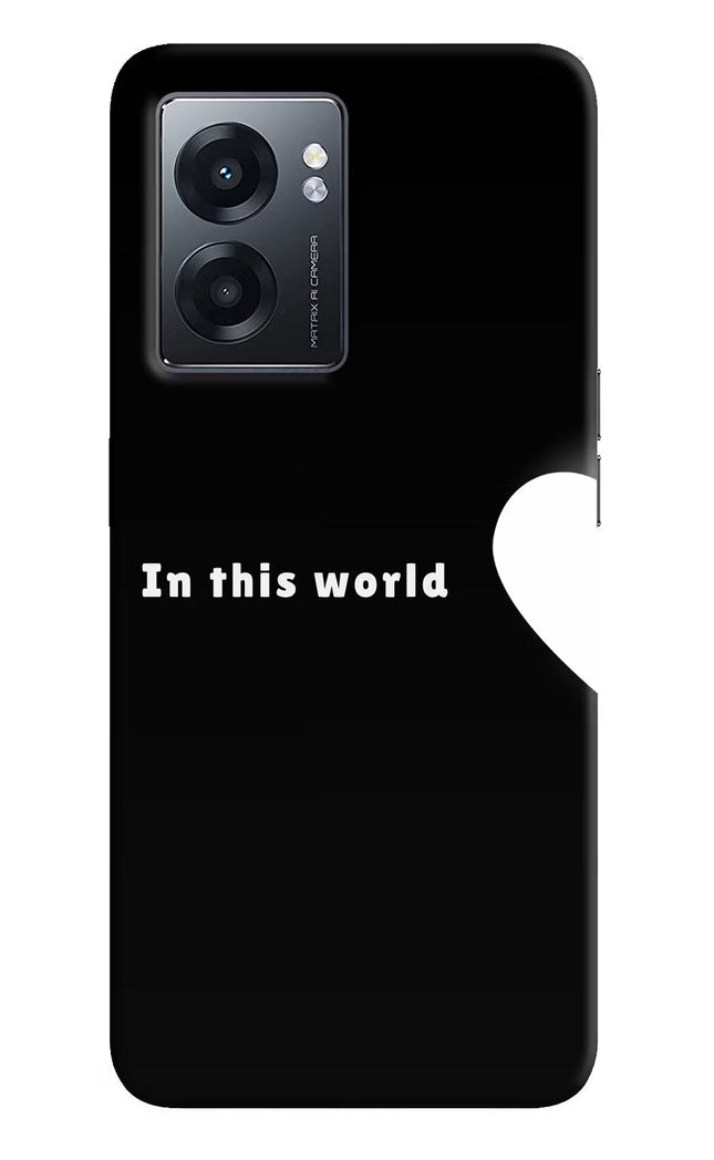 This World Realme Narzo 50 5G Hard Case Back Cover by Casekaro