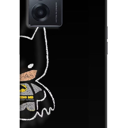 Bat Kitty Realme Narzo 50 5G Hard Case Back Cover by Casekaro