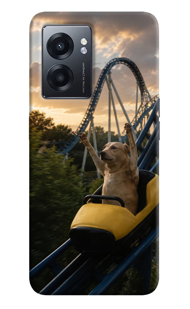 Rollercoaster Dog Realme Narzo 50 5G Hard Case Back Cover by Casekaro