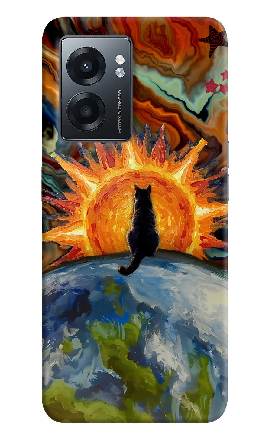 Sunrise Beyond Realme Narzo 50 5G Back Cover, Hard case