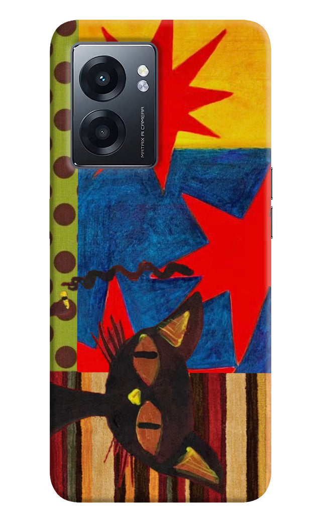 Pop Cat Realme Narzo 50 5G Hard Case Back Cover by Casekaro