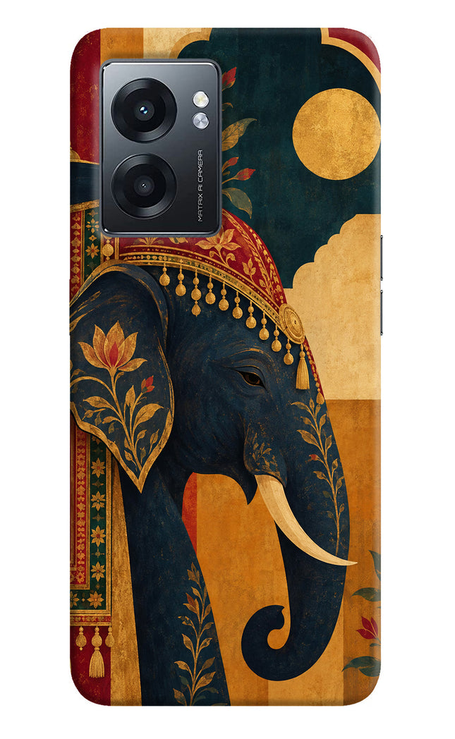 Royal Elephant Realme Narzo 50 5G Hard Case Back Cover by Casekaro