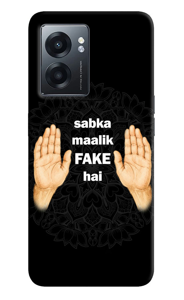 Sabka Malik Fake Realme Narzo 50 5G Hard Case Back Cover by Casekaro