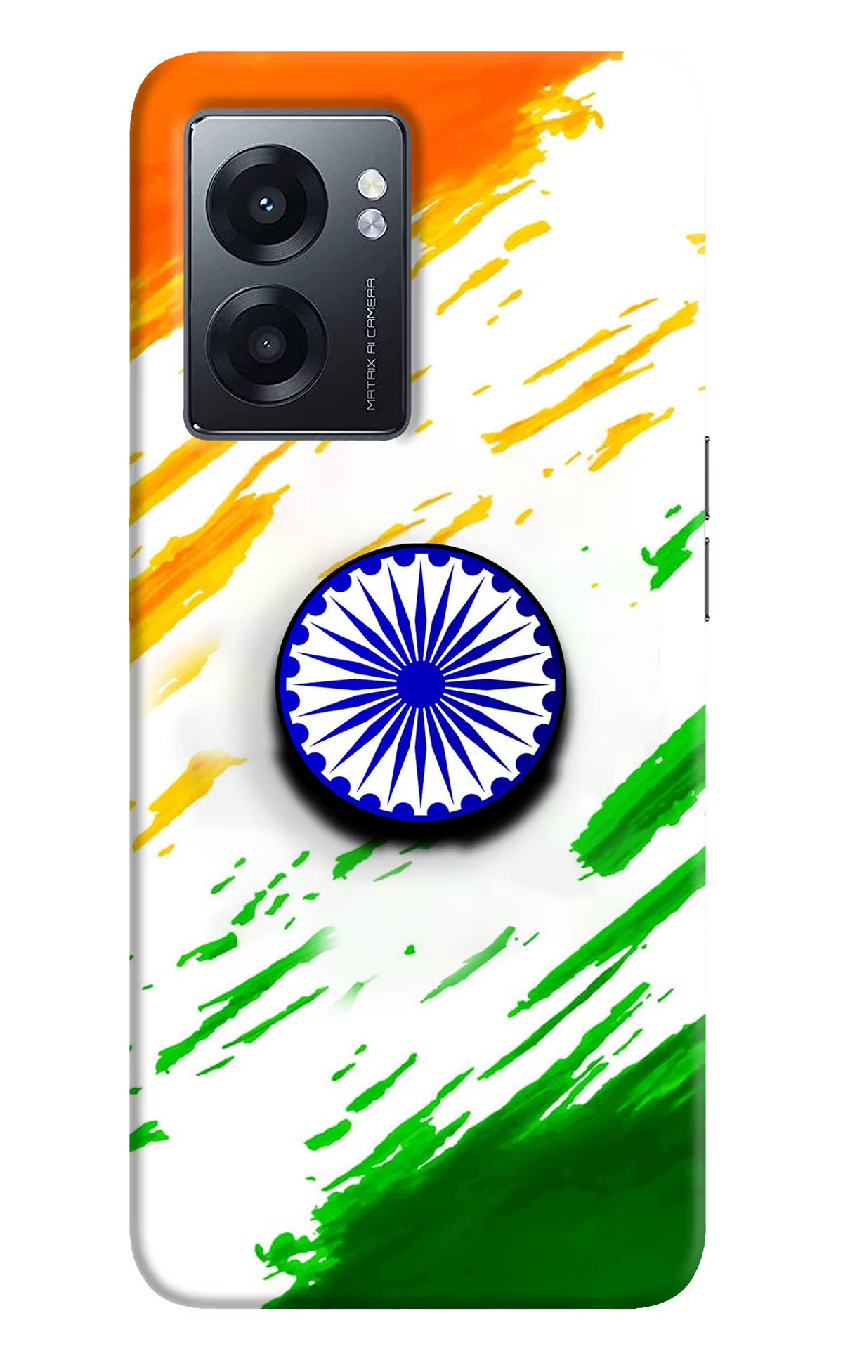 Indian Flag Ashoka Chakra Realme Narzo 50 5G Pop Case