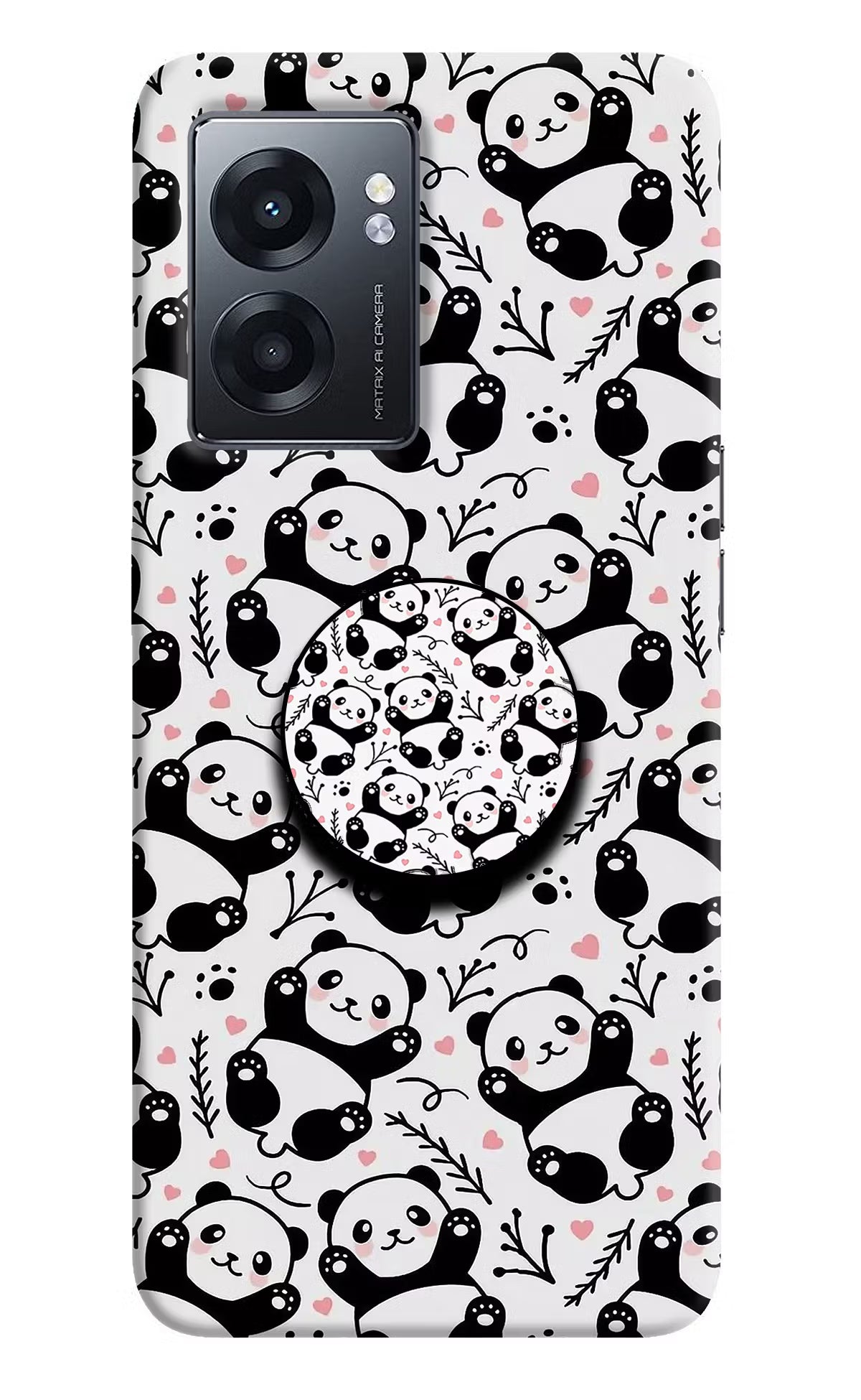 Cute Panda Realme Narzo 50 5G Pop Case