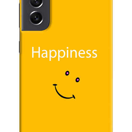 Happiness With Smiley Samsung S21 FE 5G Hard Case Back Cover by Casekaro