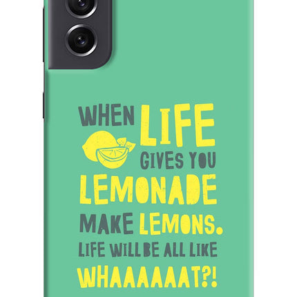 Quote Samsung S21 FE 5G Hard Case Back Cover by Casekaro