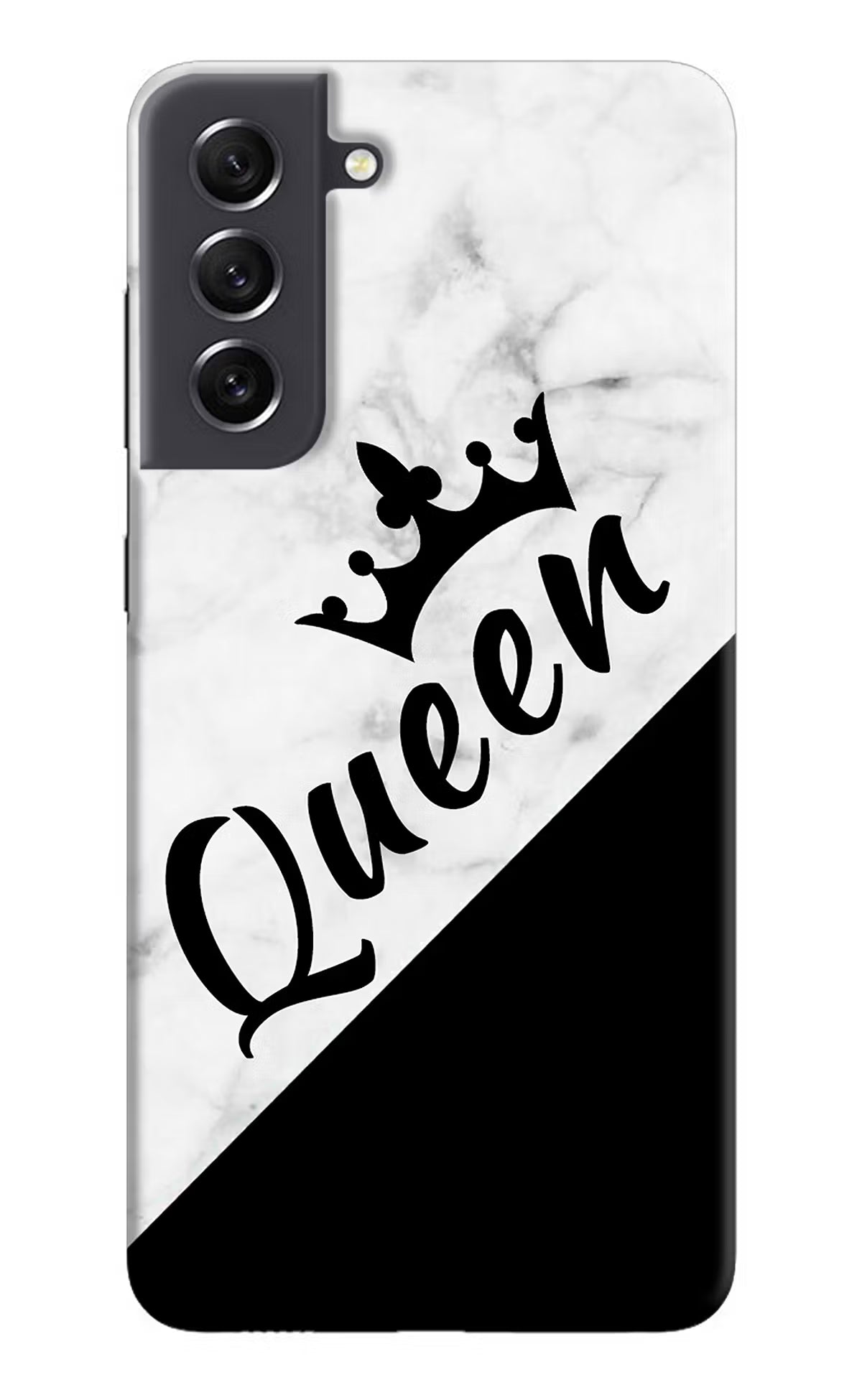 Queen Samsung S21 FE 5G Hard Case Back Cover by Casekaro