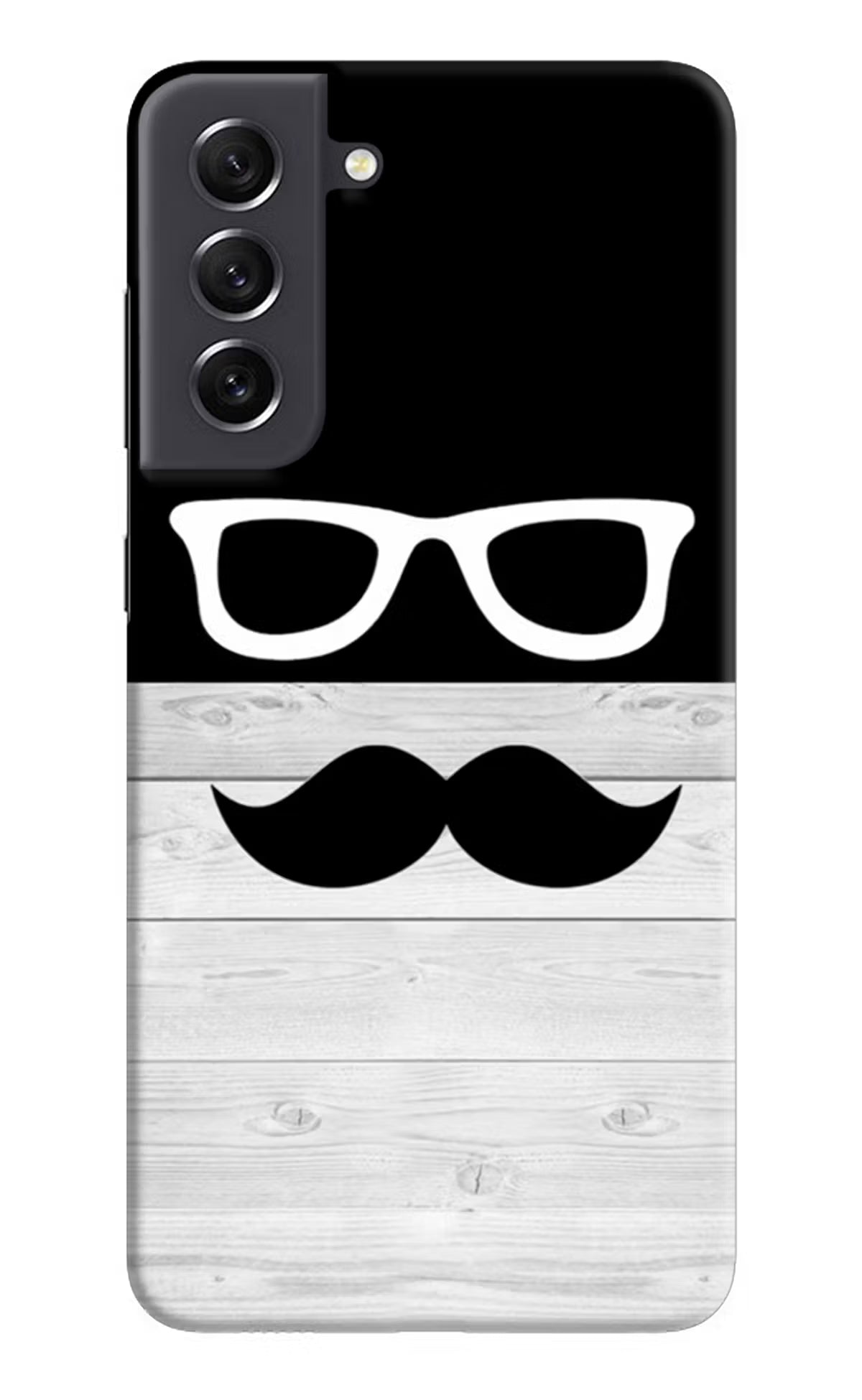 Mustache Samsung S21 FE 5G Hard Case Back Cover by Casekaro