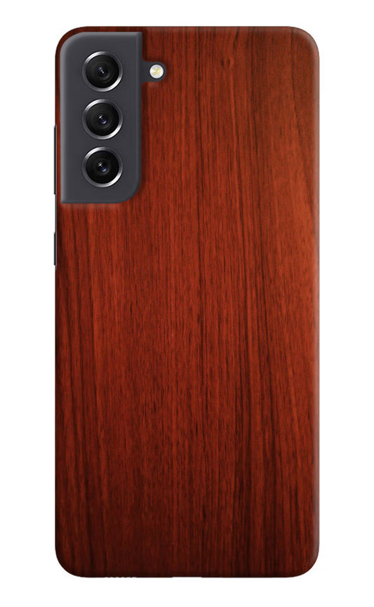 Wooden Plain Pattern Samsung S21 FE 5G Hard Case Back Cover by Casekaro