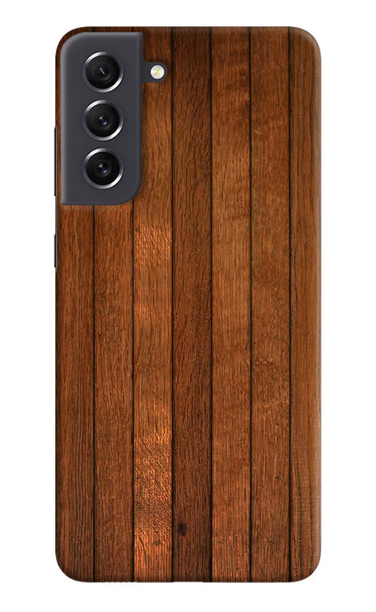Wooden Artwork Bands Samsung S21 FE 5G Hard Case Back Cover by Casekaro