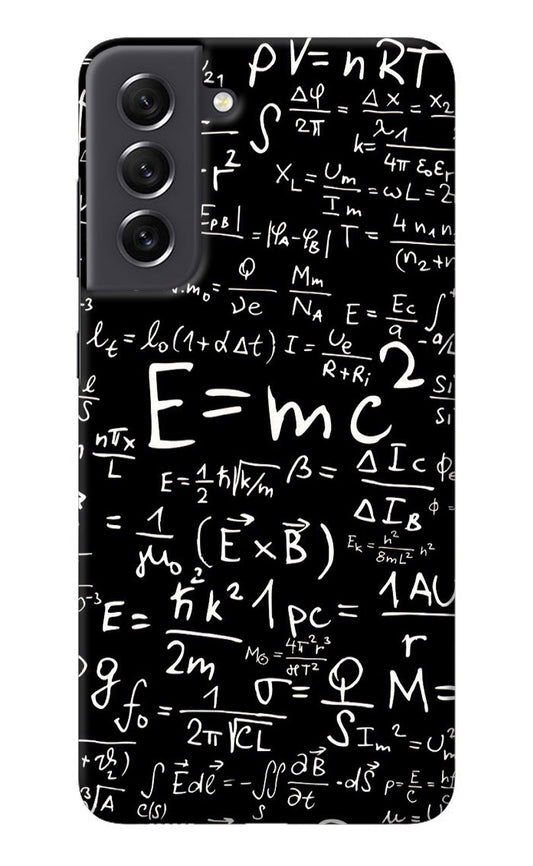 Physics Albert Einstein Formula Samsung S21 FE 5G Back Cover