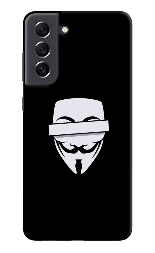 Anonymous Face Samsung S21 FE 5G Hard Case Back Cover by Casekaro