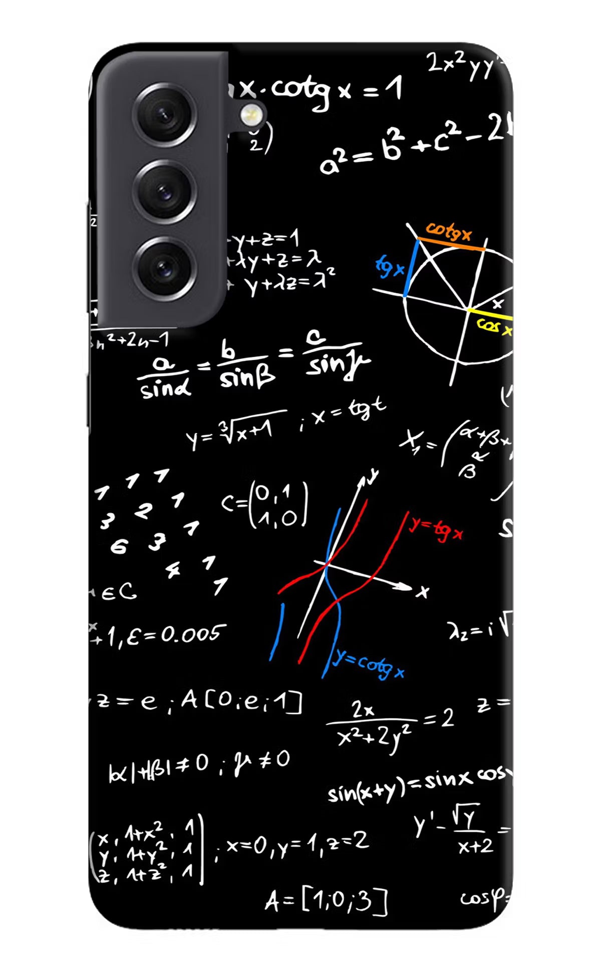 Mathematics Formula Samsung S21 FE 5G Hard Case Back Cover by Casekaro