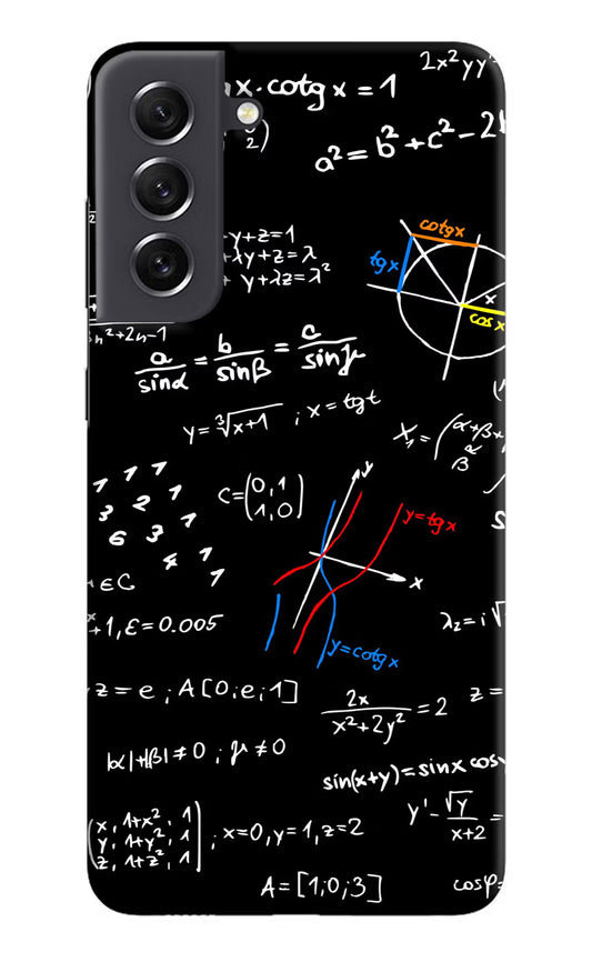 Mathematics Formula Samsung S21 FE 5G Hard Case Back Cover by Casekaro