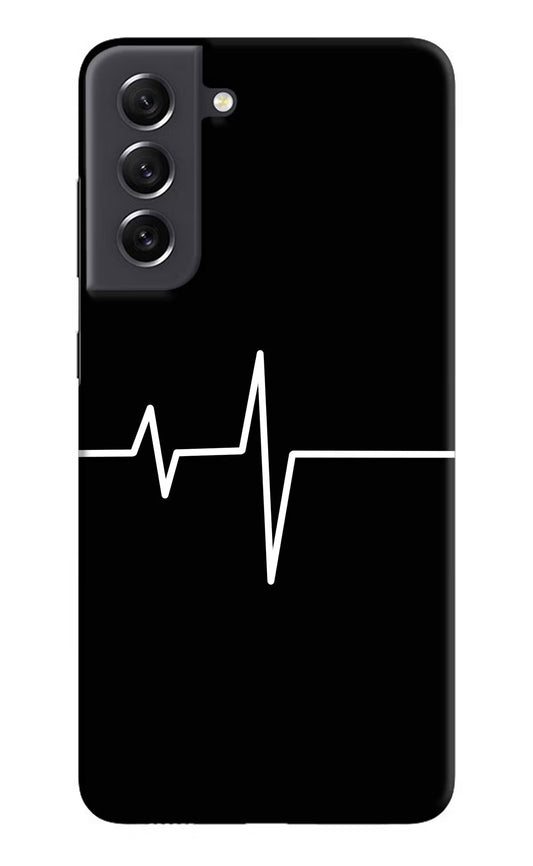 Heart Beats Samsung S21 FE 5G Hard Case Back Cover by Casekaro