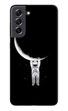 Moon Space Samsung S21 FE 5G Hard Case Back Cover by Casekaro